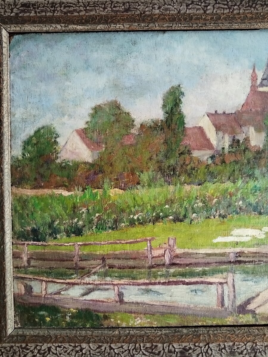 obraz NA BĚLIDLECH, olej, Josef Fiala - 3