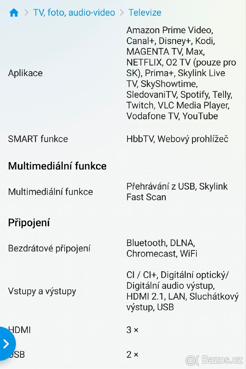 Prodám novou televizi JVC 55" AndroidTV - 3