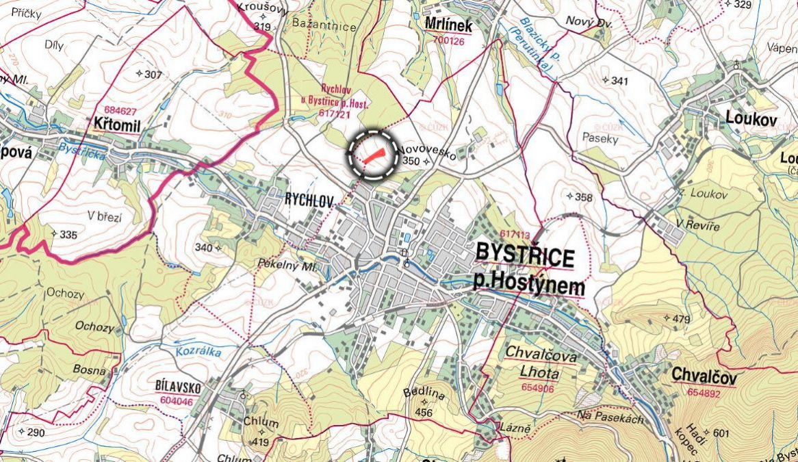 Zemědělská půda, prodej, Bystřice pod Hostýnem, Kroměříž - 3