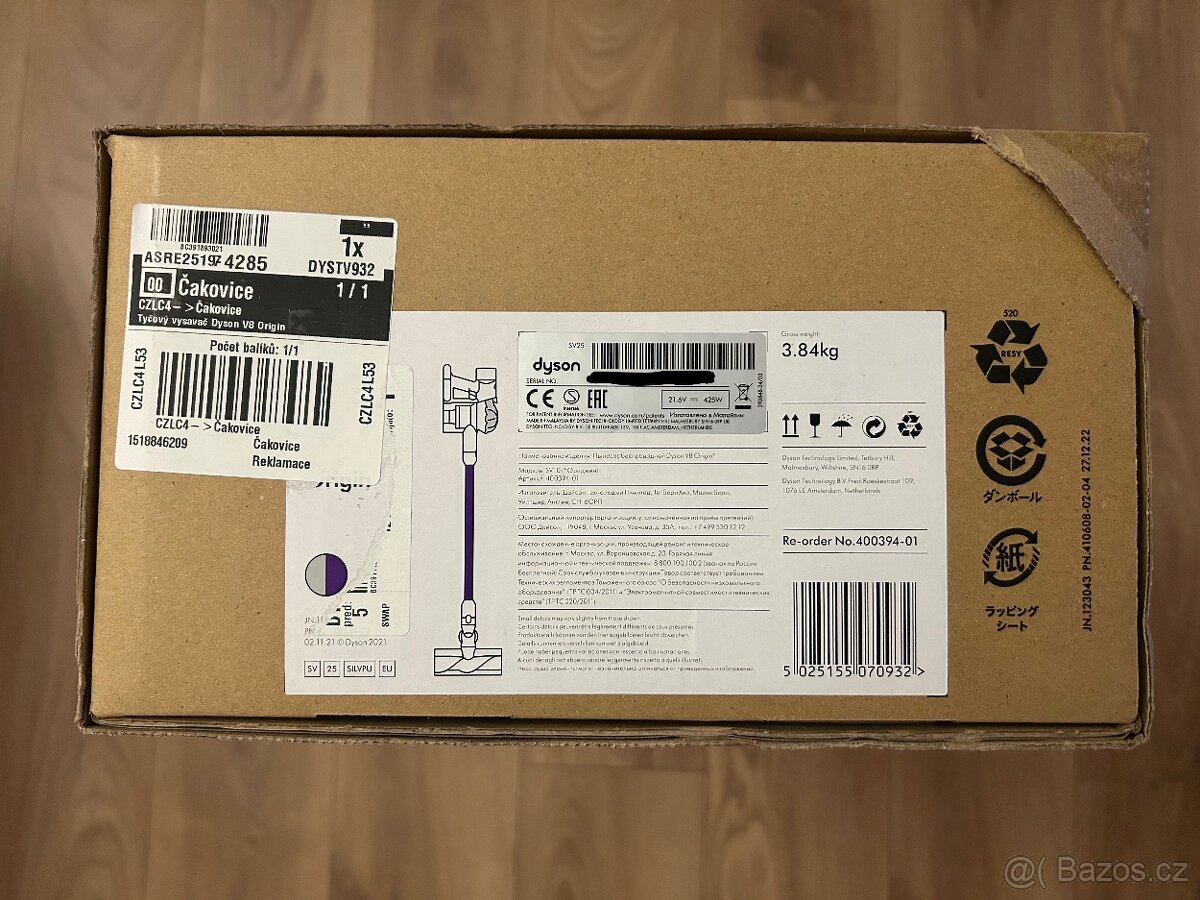 Tyčový vysavač Dyson V8 Origin - v ZÁRUCE do 9/27 - 3