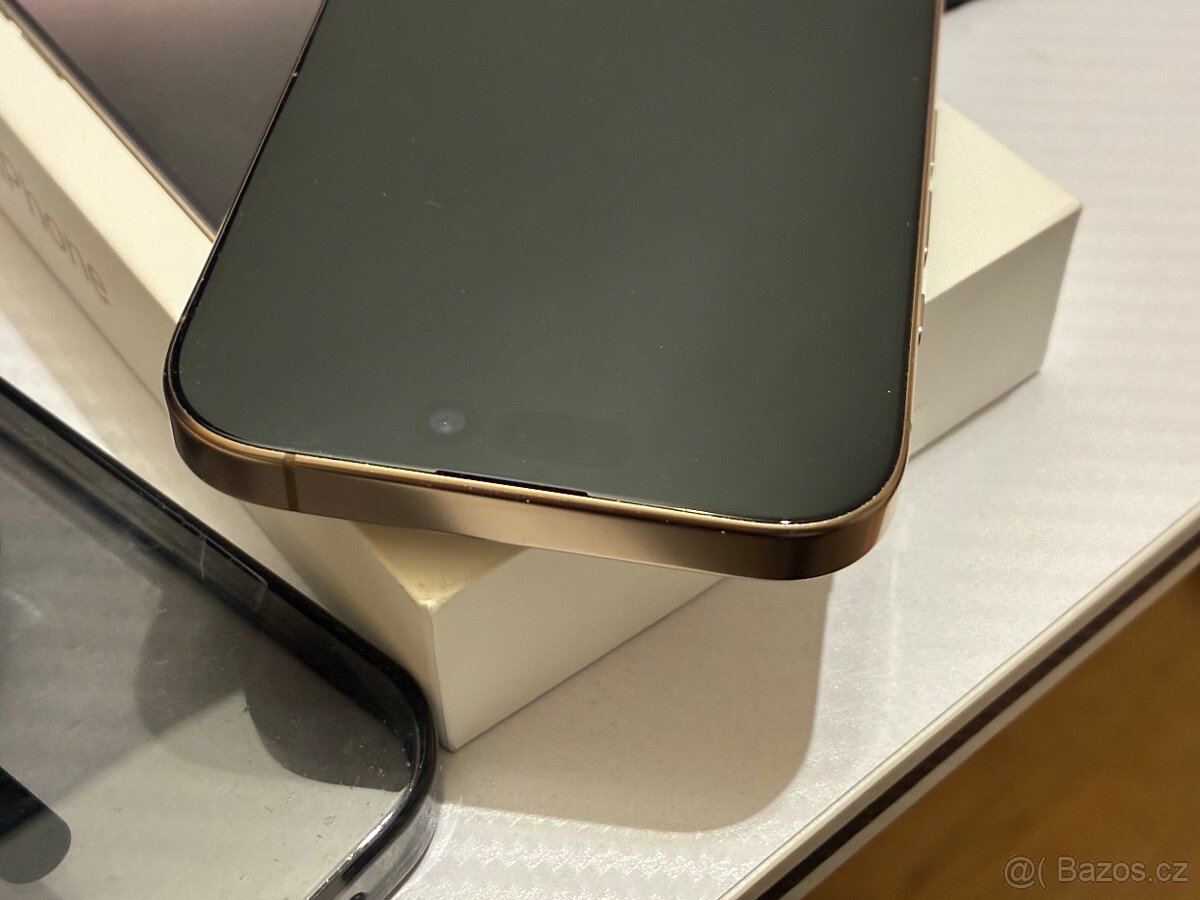 Apple IPhone 16 PRO 128GB, DESERT TITANIUM. Top stav - 3