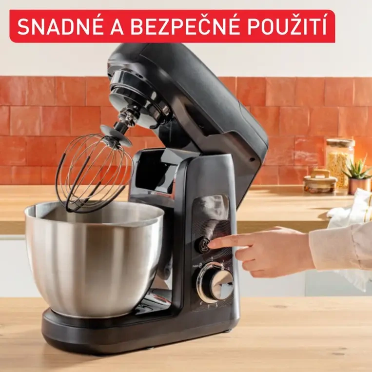 Černý kuchyňský robot Tefal Bake Partner NOVÝ - 3