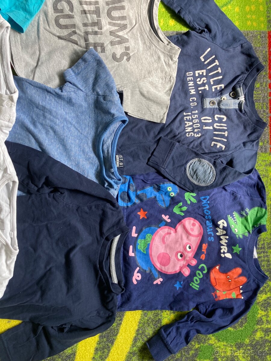 Trička vel. 80 9-12 měs - 3