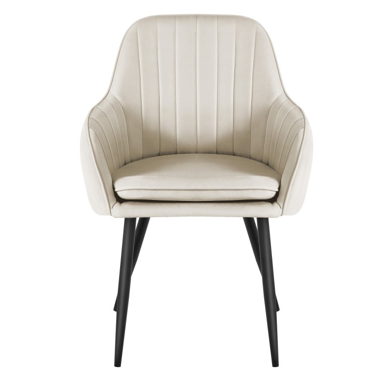 8 pohodlných béžových židlí - 3