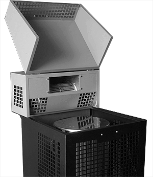 Kamna na vyjetý olej 33Kw , vytopí 1000m3 - 3