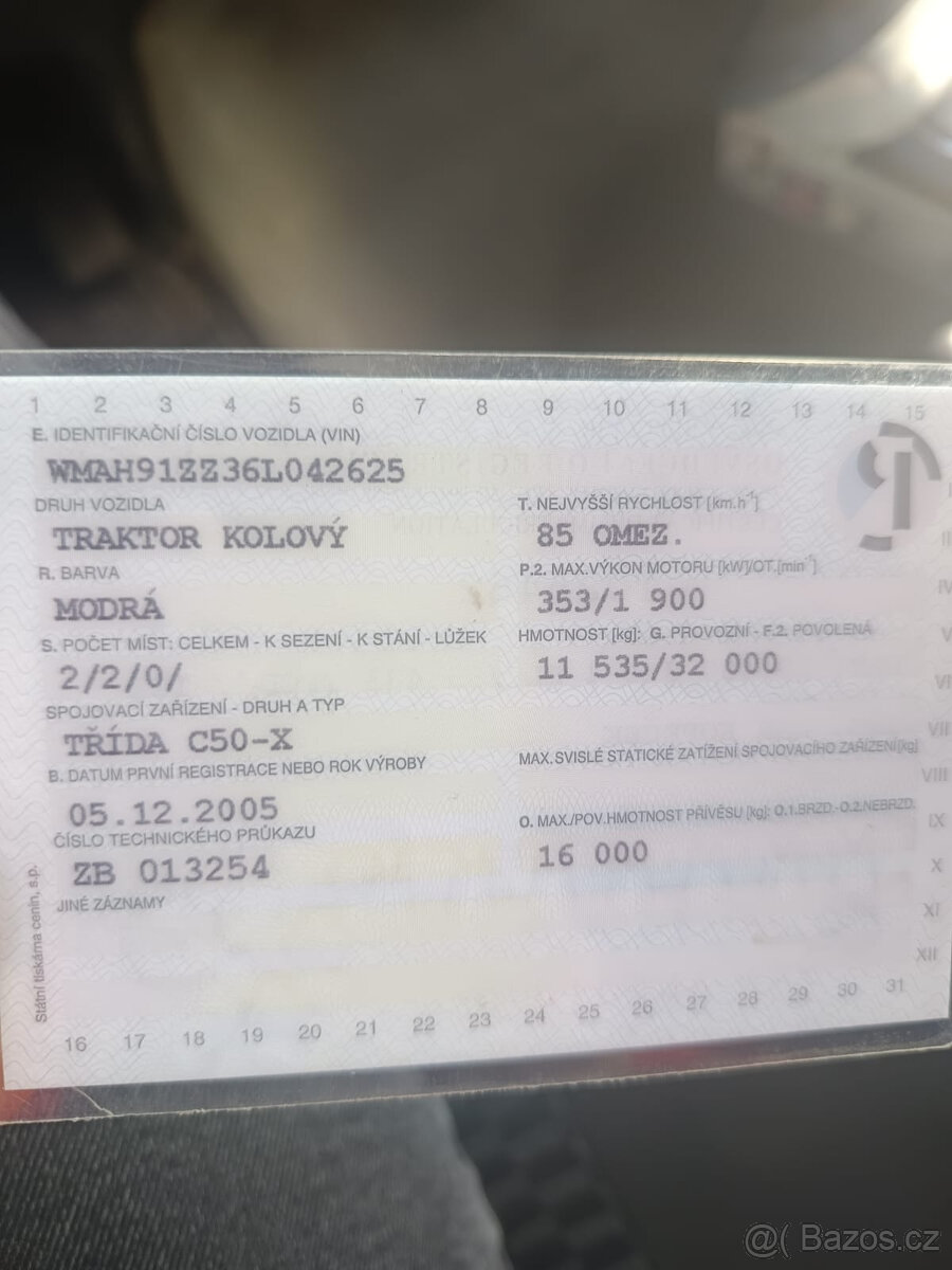 Traktor MAN TGA 35.480 - 3