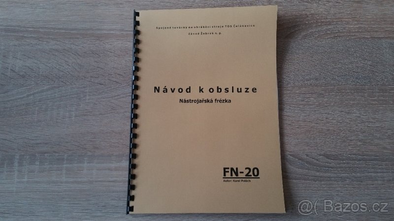 Návody kovo frézek FA-3, FN-20, FN-22, FN-32... - 3