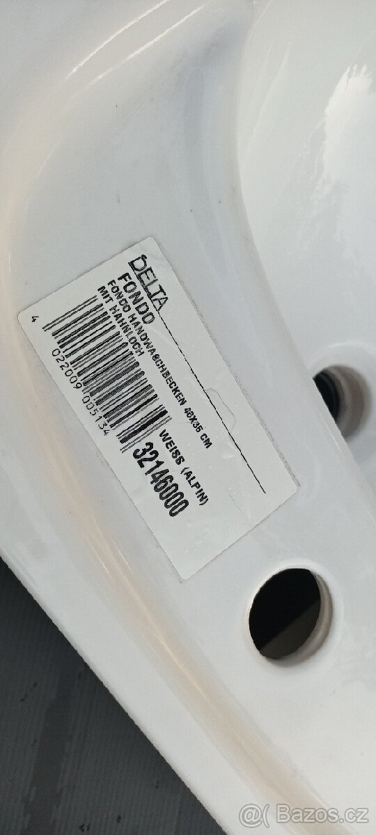 umyvadlo nové a polička - 3