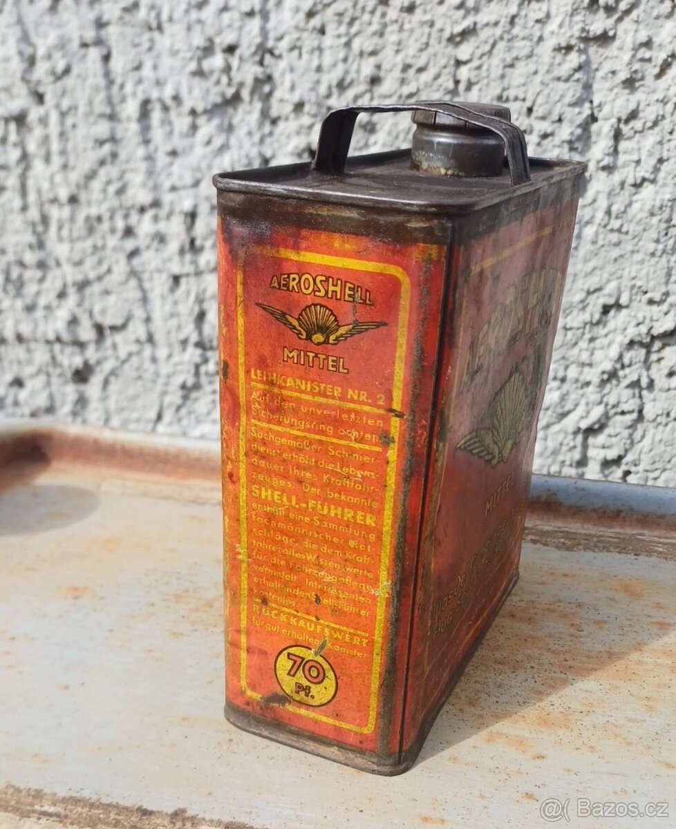 Plechovka od oleje Aeroshell - 3