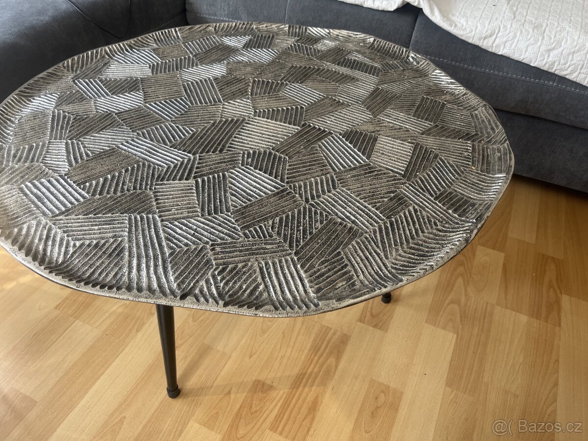 Ambia Home KONFERENČNÍ STOLEK, kov, 75/75/44 cm - 3