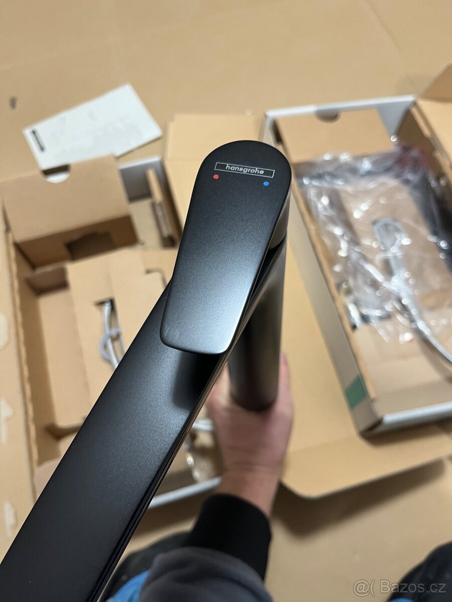 2x NOVÉ vysoké vodovodní černé baterie HANSGROHE TALIS E240 - 3