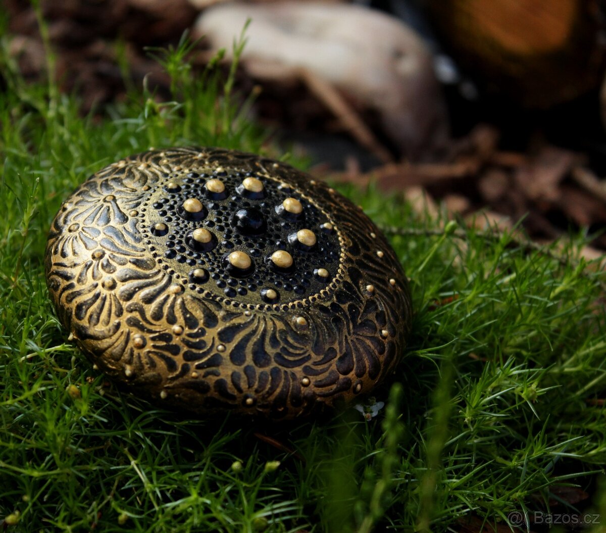 Mandala "Gold-Black" DotArt, akryl - 3