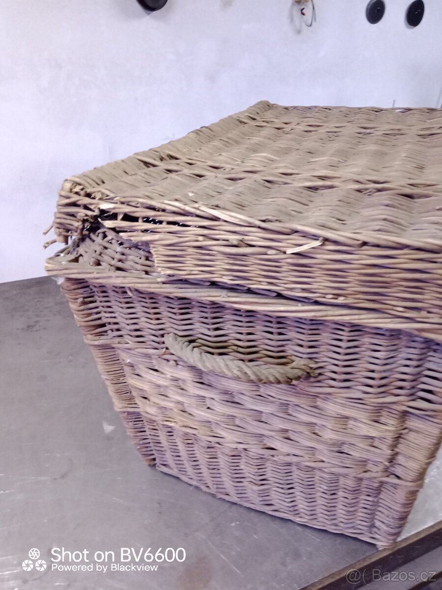 Starý proutěný koš - 3