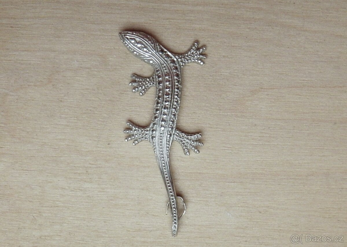 Stříbrný přívěšek - ještěrka - 3