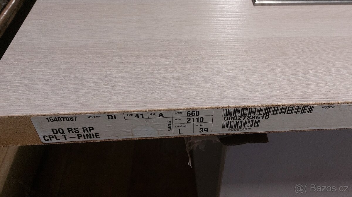 Dveře 60/210 + obložka + klika - 3