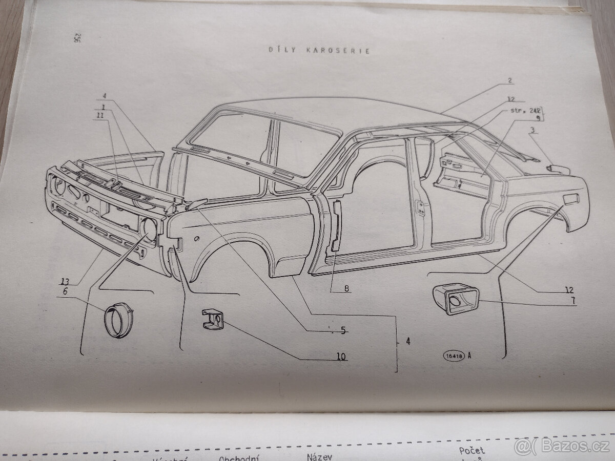 FIAT 128, KATALOG ND, MOTOTECHNA, 1975 - 3