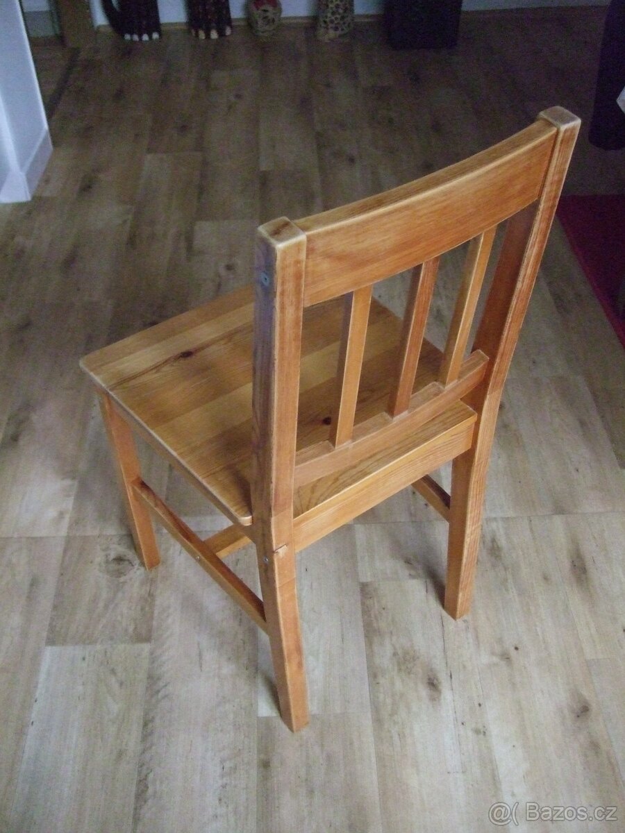 DŘEVĚNÁ ŽIDLE 1 KS - 3