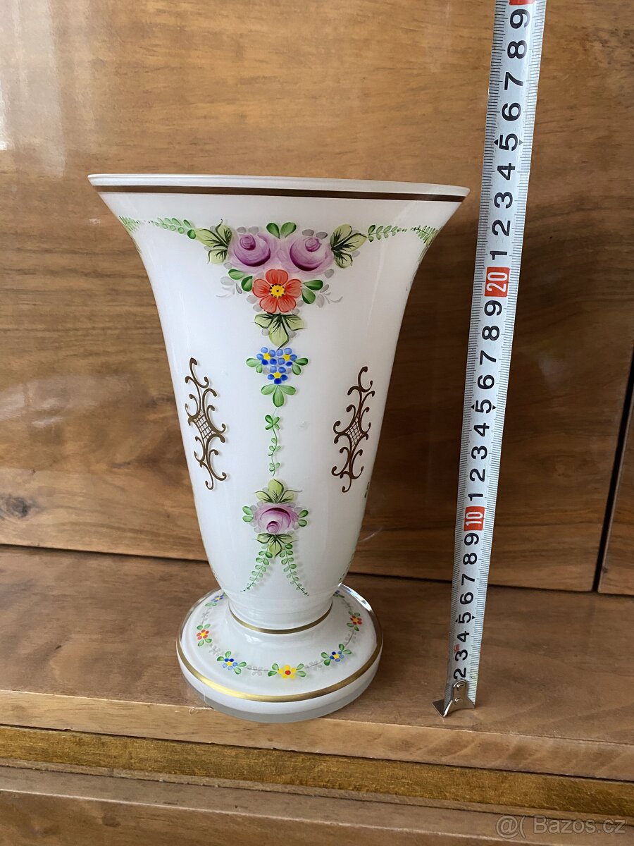 Malovaná starožitná váza - 3