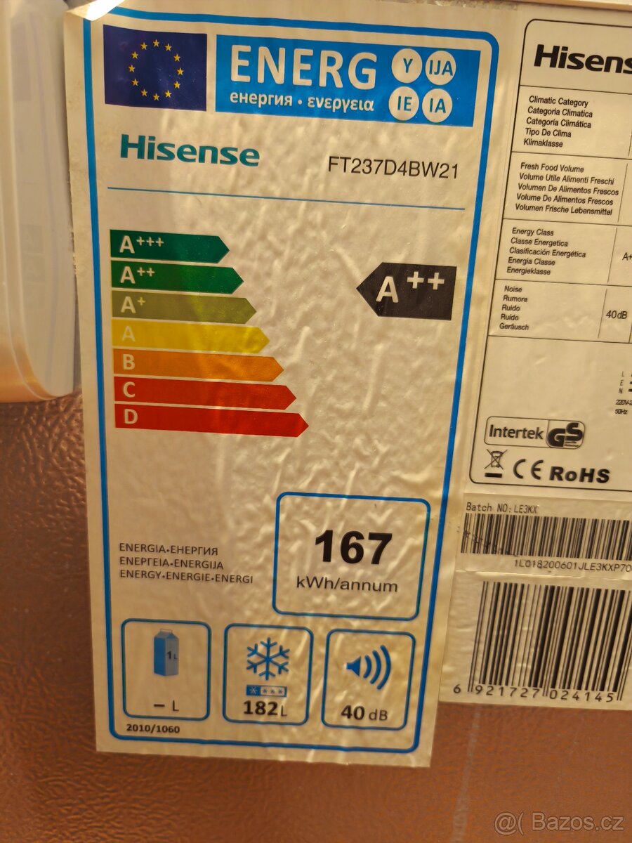 Pultový mrazák HISENSE FT237D4BW21 - 3