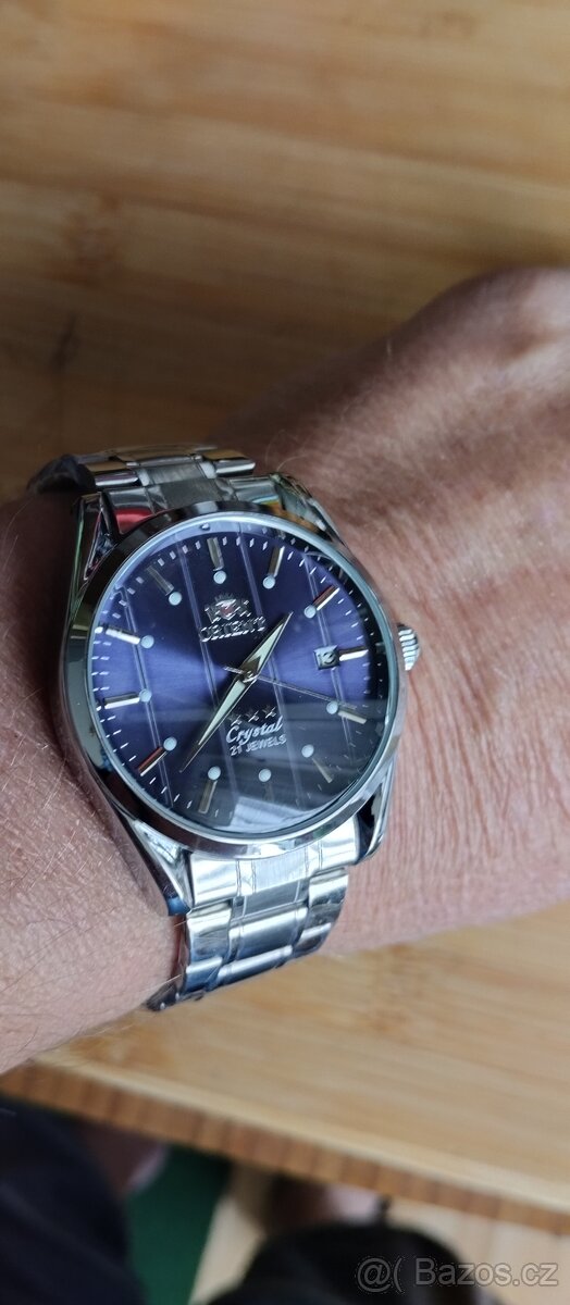 SLEVA--luxusní hodinky ORIENT AUTOMATIK 3 STARS JAPAN - 3