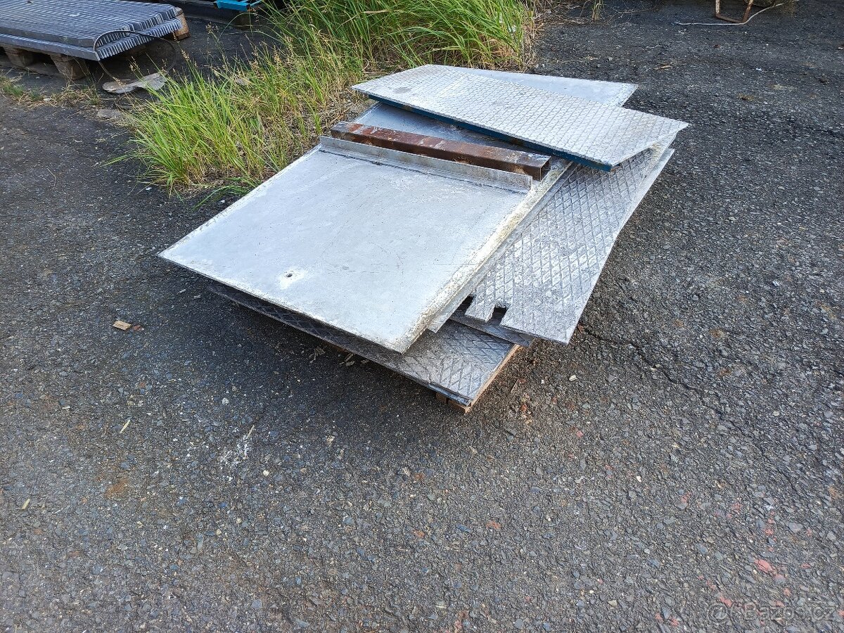 Plech slza(lístkový) síla 8 mm - různé rozměry -vhodné na po - 3