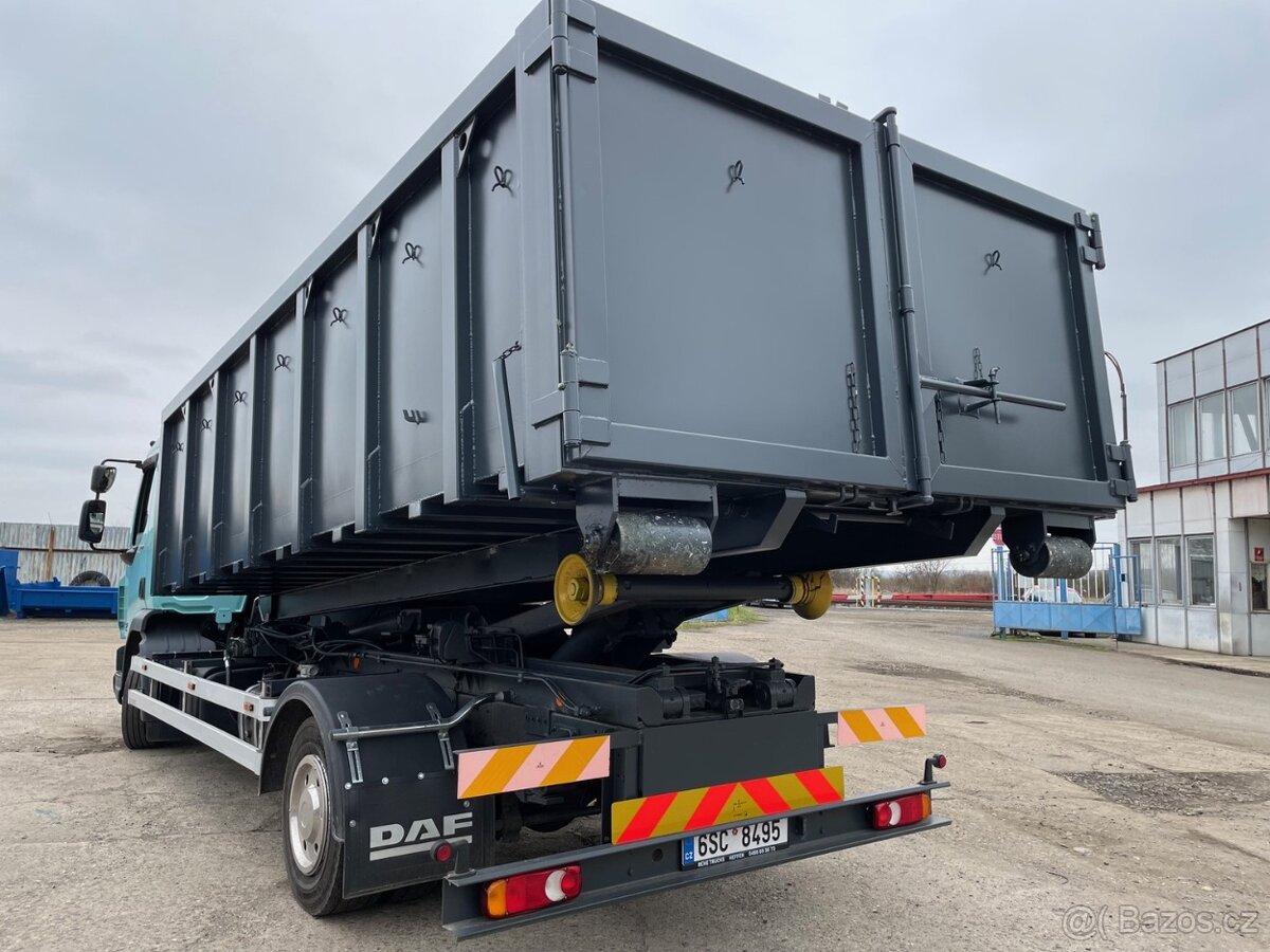 Nákladní automobil DAF LF 180 s hákem na ABROLL kontejner. - 3