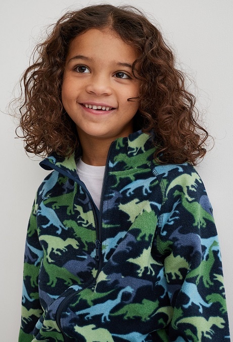 ☘️ DINOSAUŘÍ MIKINA H&M fleecová vel. 134/140 ☘️ - 3