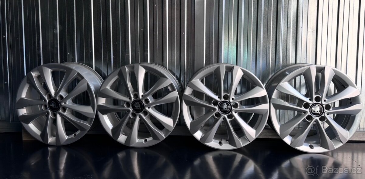 #9 Elektróny originál Škoda 5x112 r17 - 3