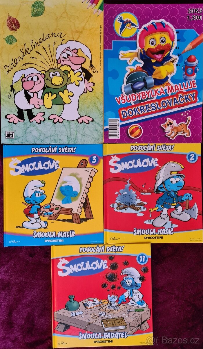 Omalovánky, spojovačky a Šmoulové - 3
