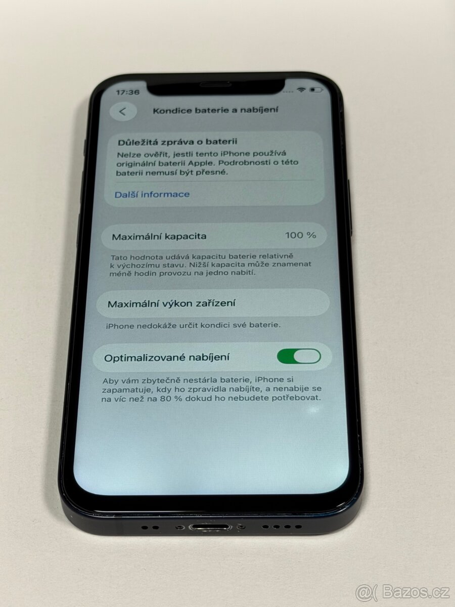 iPhone 12 Mini 128GB Black 100% Kondice Baterie/Záruka - 3