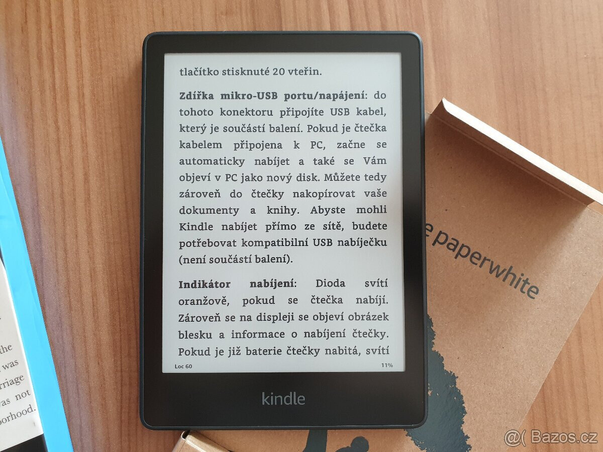Čtečka knih Kindle Paperwhite 5, JAKO NOVÁ - 3