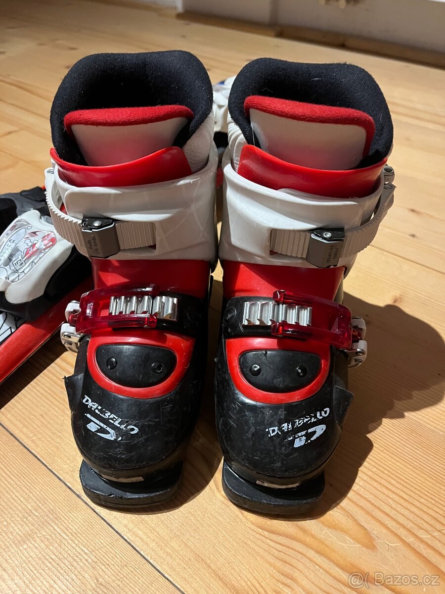 Lyže dětské 90 cm a přeskáče - 3