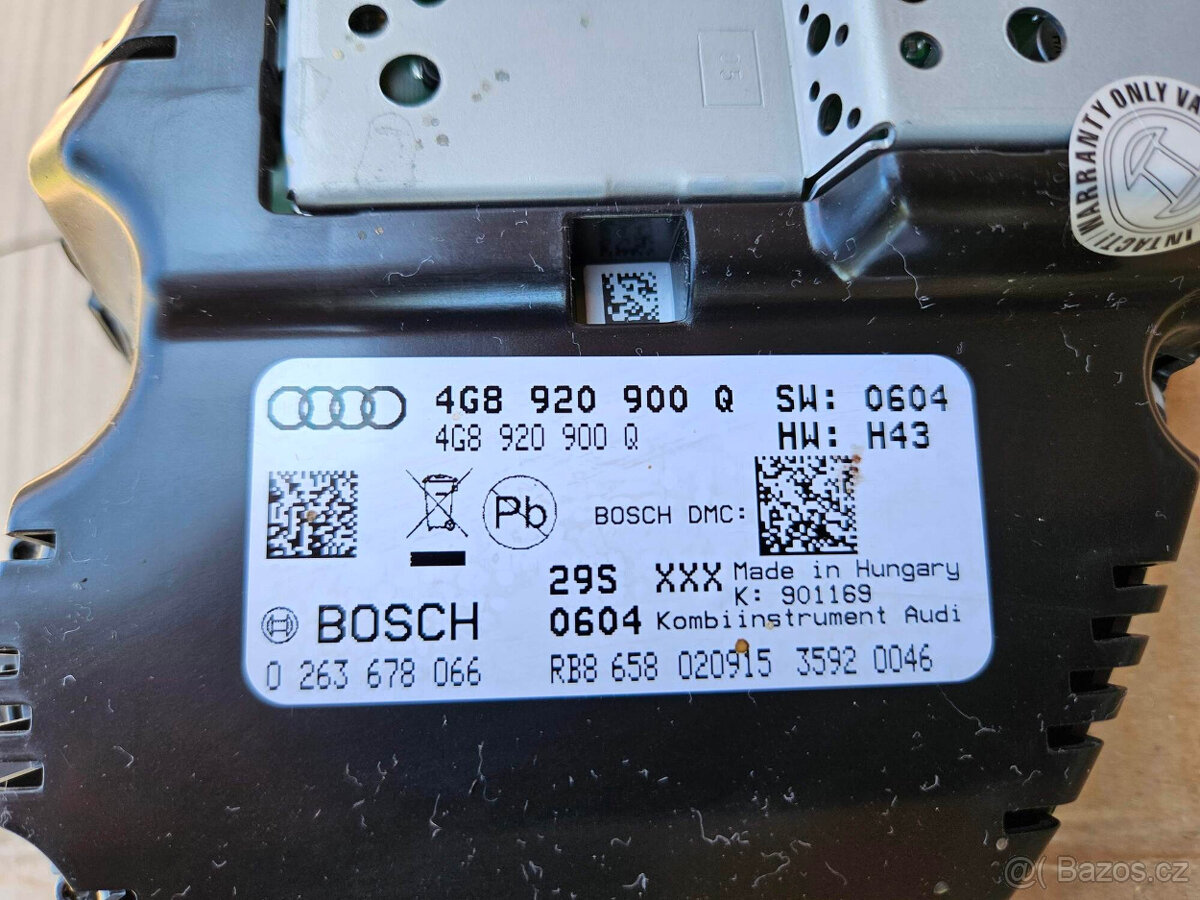 Budíky Audi A6 C7 4G 4G8920900Q - 3