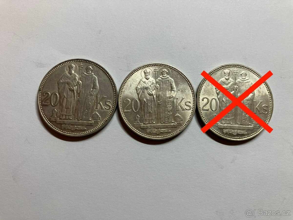 MAGNETICKÁ 20 koruna 1941 Slovenský Štát minca - 3