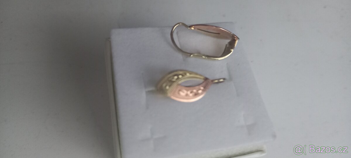 Zlaté naušnice 14karát - 3