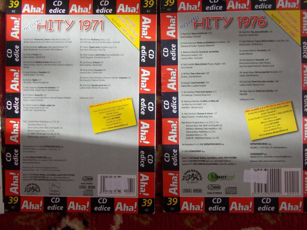 CD hudba roky 71 a 76 + Armstrong - 3