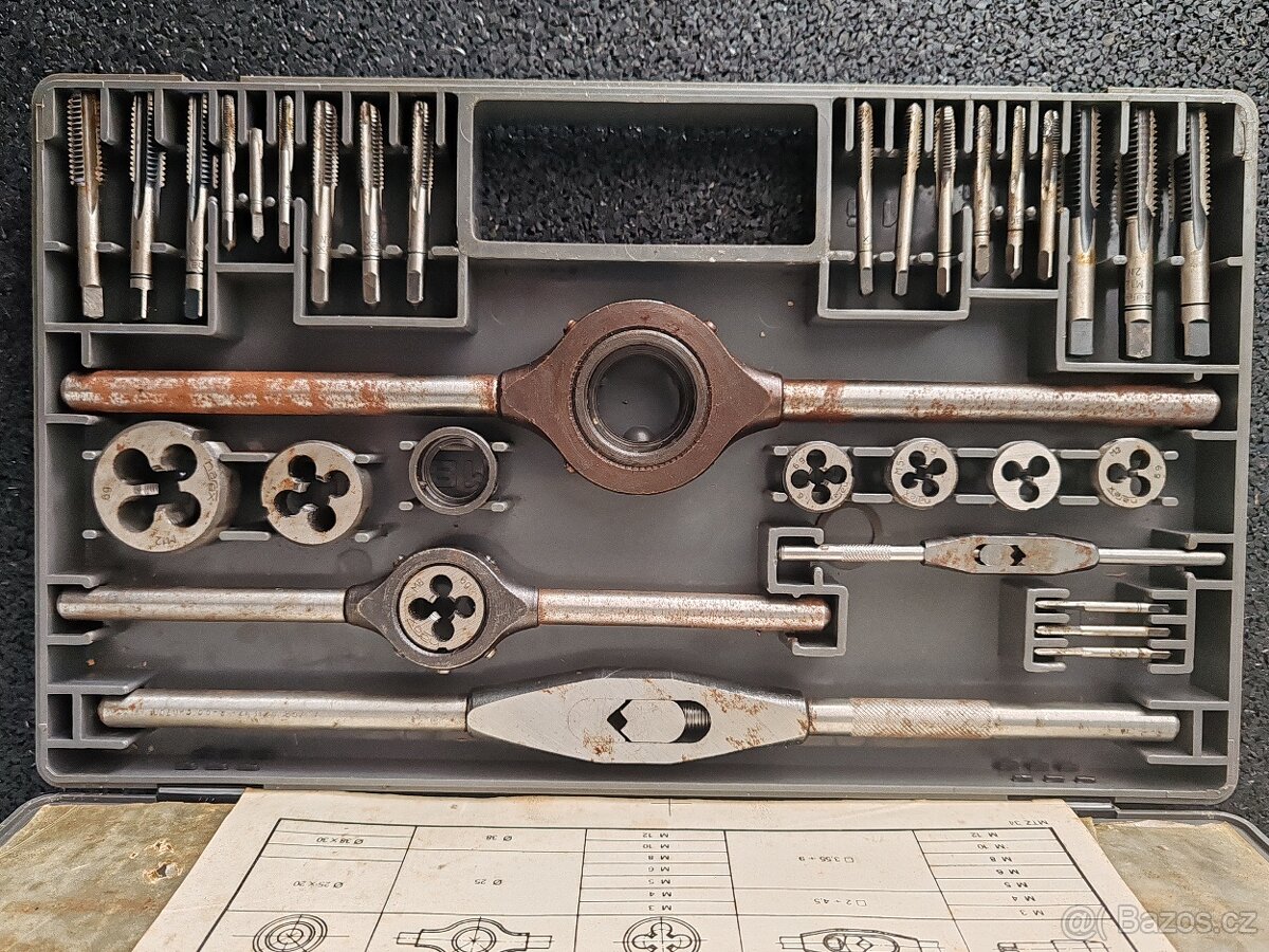 Sada závitníků NAREX MI -|| - 3