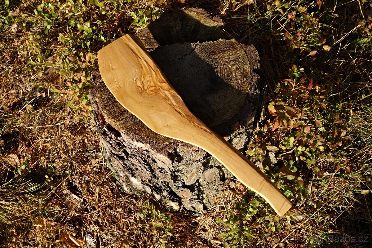 Olivová masivní obracečka - 3