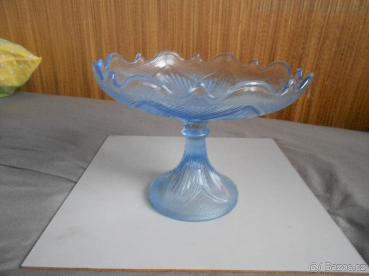 Starožitná mísa na dort, bábovku, cukroví... - 3