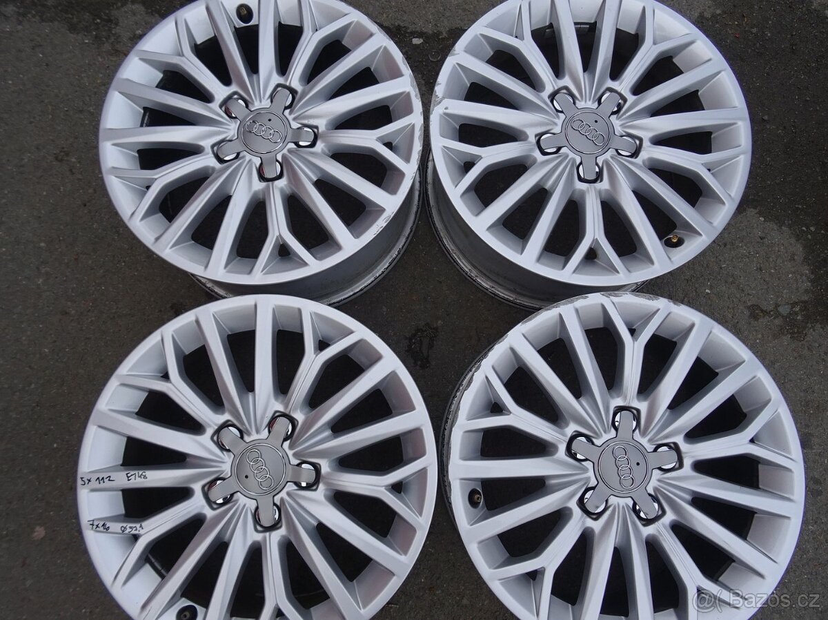 Alu disky origo Audi, VW, 16", 5x112, ET 48 , šíře 7J - 3
