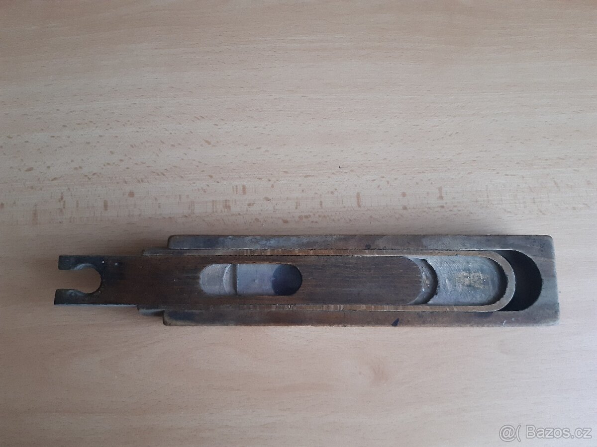 starožitný dřevěný penál - 3