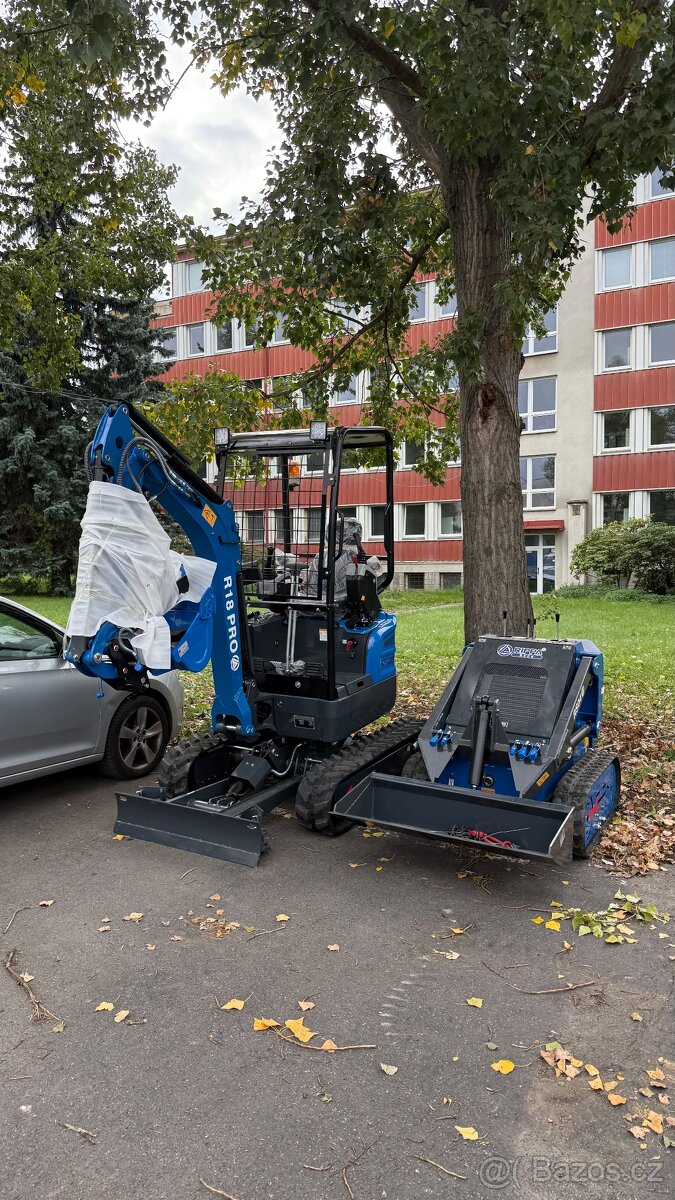 Minibagr minirypadlo rypadlo RIPPA R18 Motor Kubota - 3