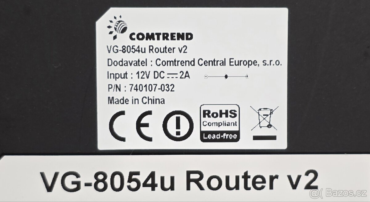 Modem Comtrend VG-8054u v2 - 3