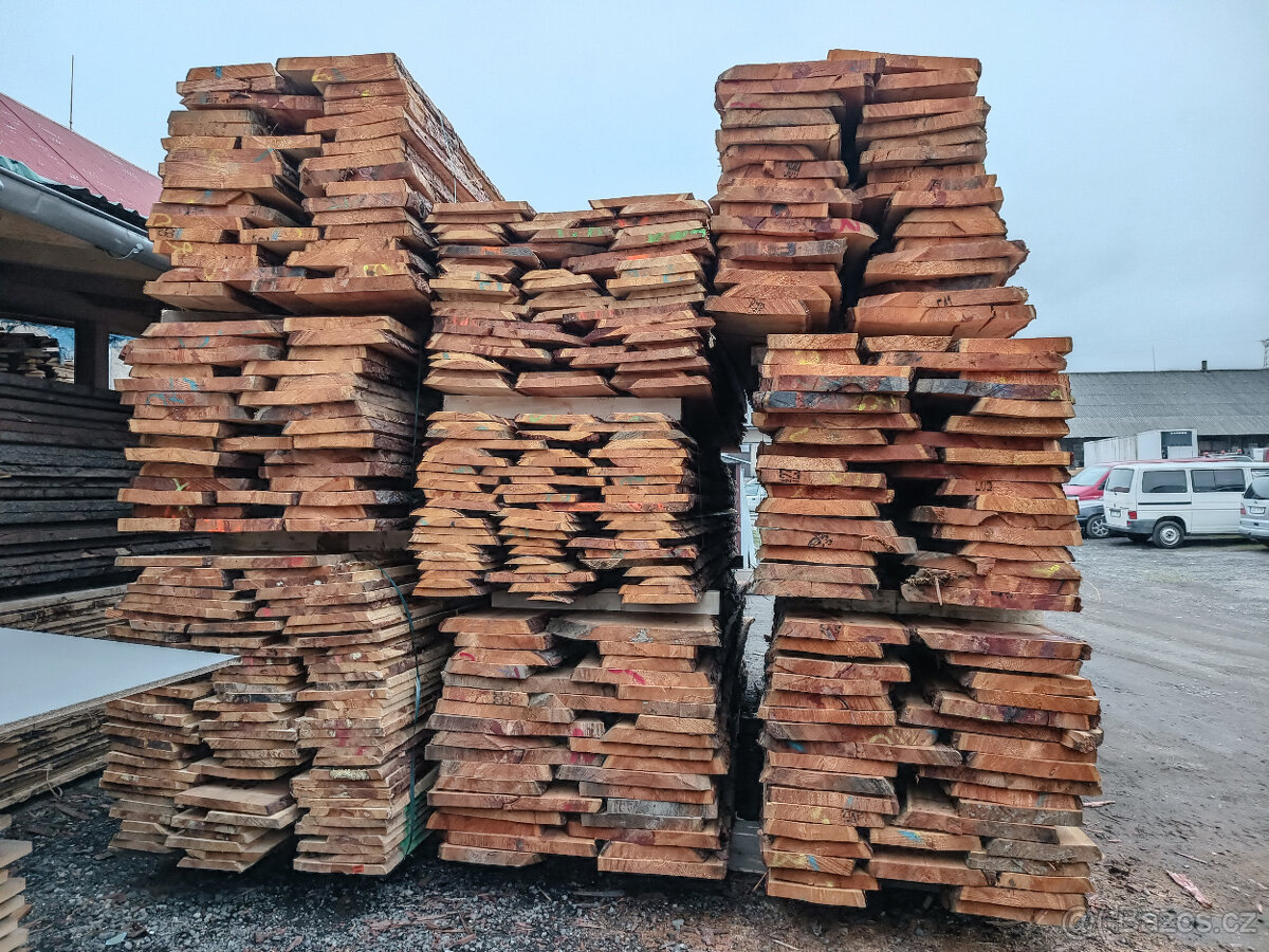 Modřín fošny 52mm suché - 3