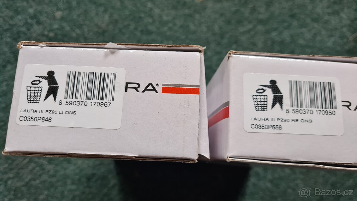 2x Kování klika - koule (cena za obě) Rozteč 90 - 3