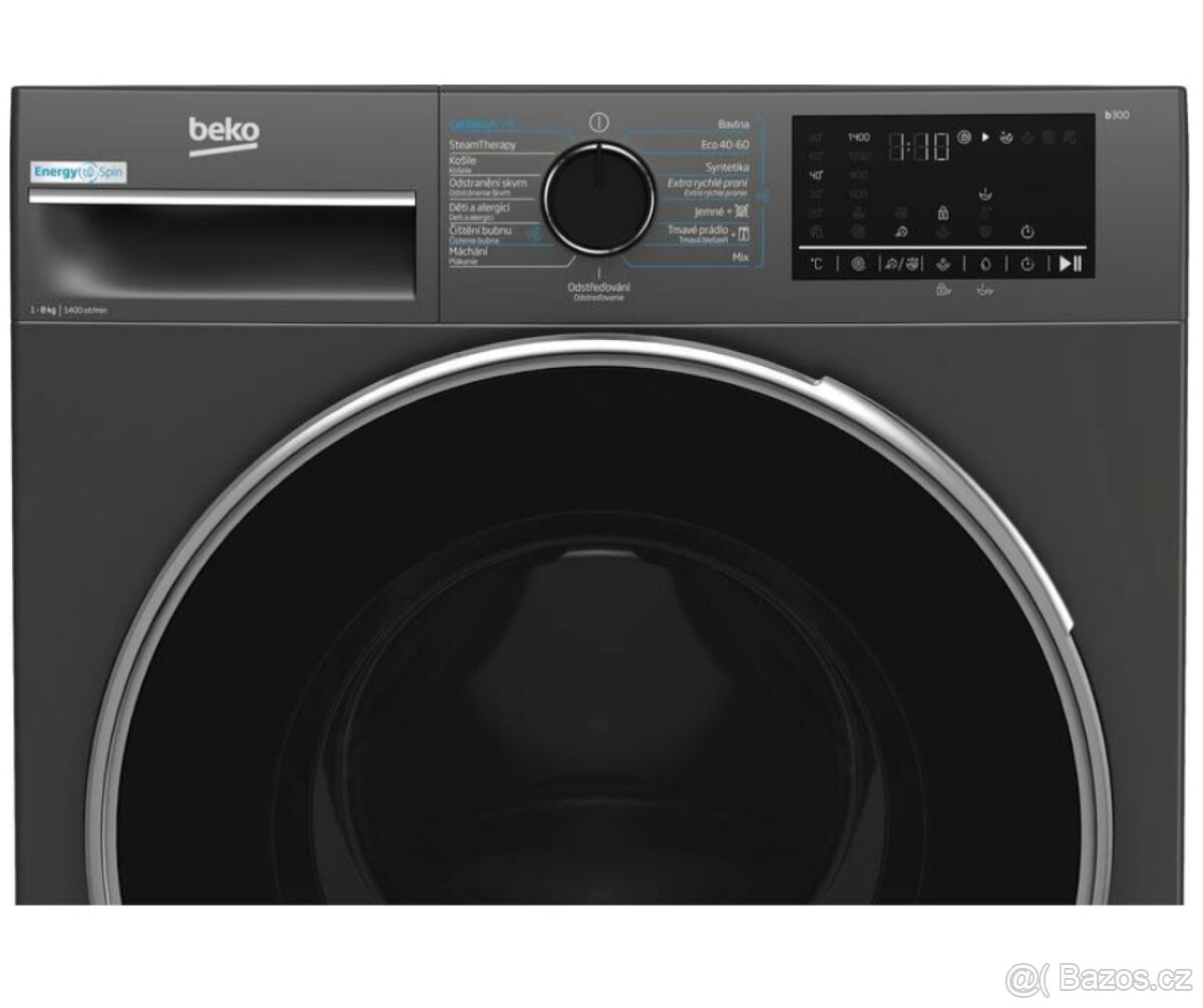 Pračka Beko B3WFU4841 MCC šedá - 3