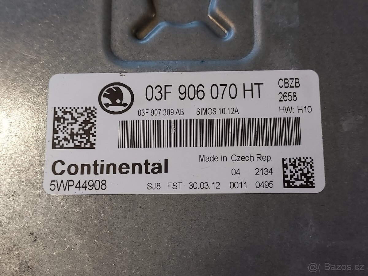 PC motoru 03F 906 070HT - VW - 3