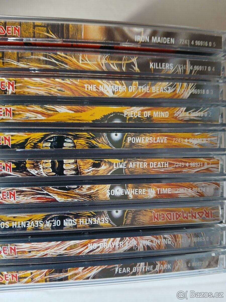 🇬🇧 IRON MAIDEN 🇬🇧 – 10 CD 💿 NEHRANÉ - TOP STAV - 3