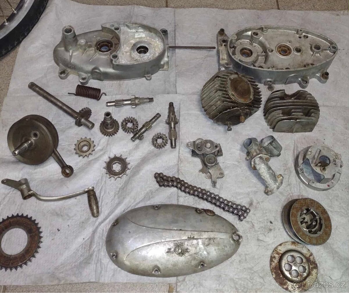 Díly motoru Jawa 50 Pionýr 20,21 mustang - 3