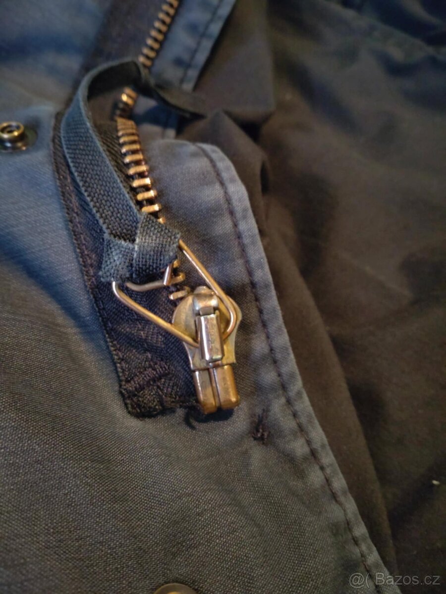 BUNDA PARKA M65 ALPHA INDUSTRIES XXL/R ČERNÁ - 3